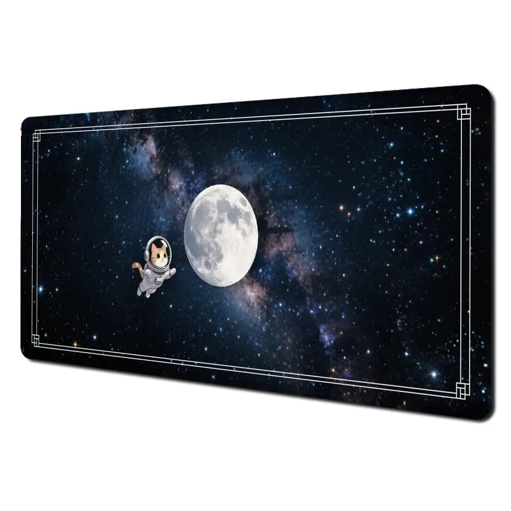 

Cat and stars universe Mousepad XXL Mouse Pad Large Gaming Non-slip Computer Laptop Tablet Mat Mini PC Extended Pads Playmat