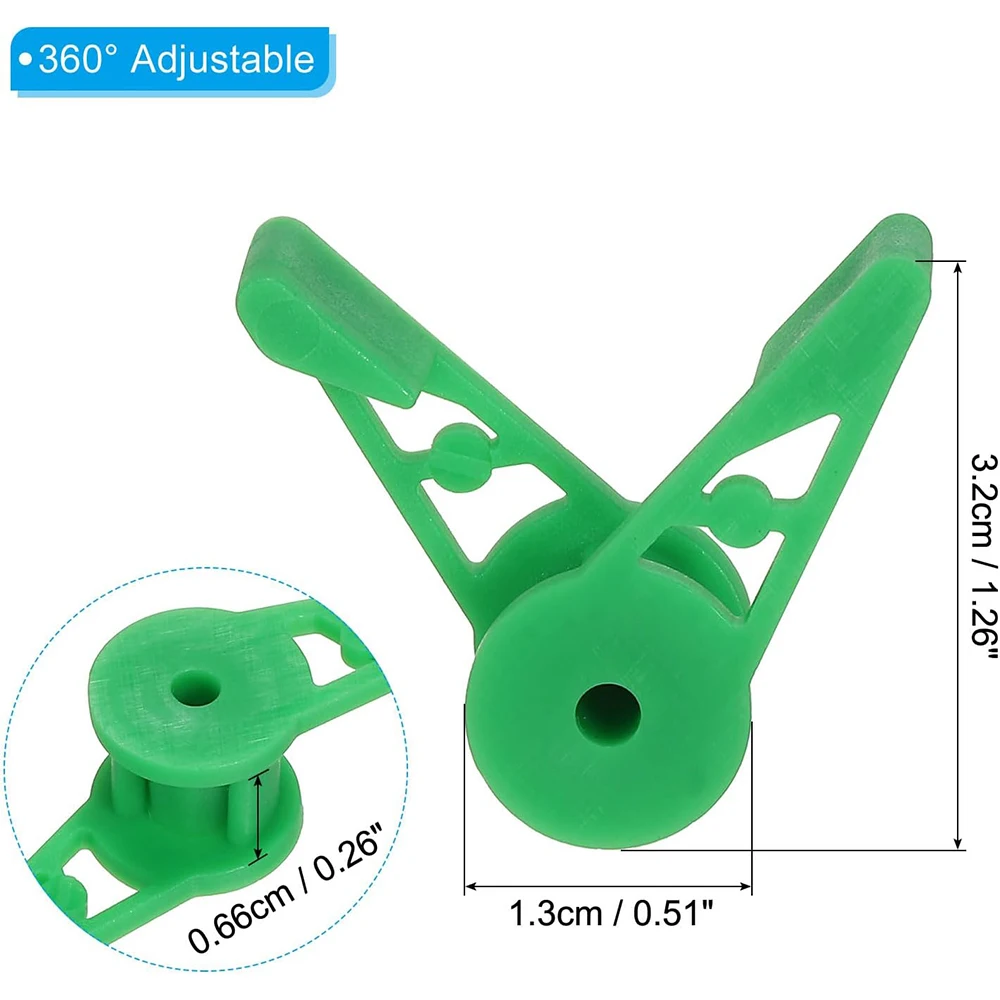 Plant Branches Bender Training Clips Garden Stem Trainer Clips 360 Degree Adjustable Planter Holder for Low Stress Training Tool