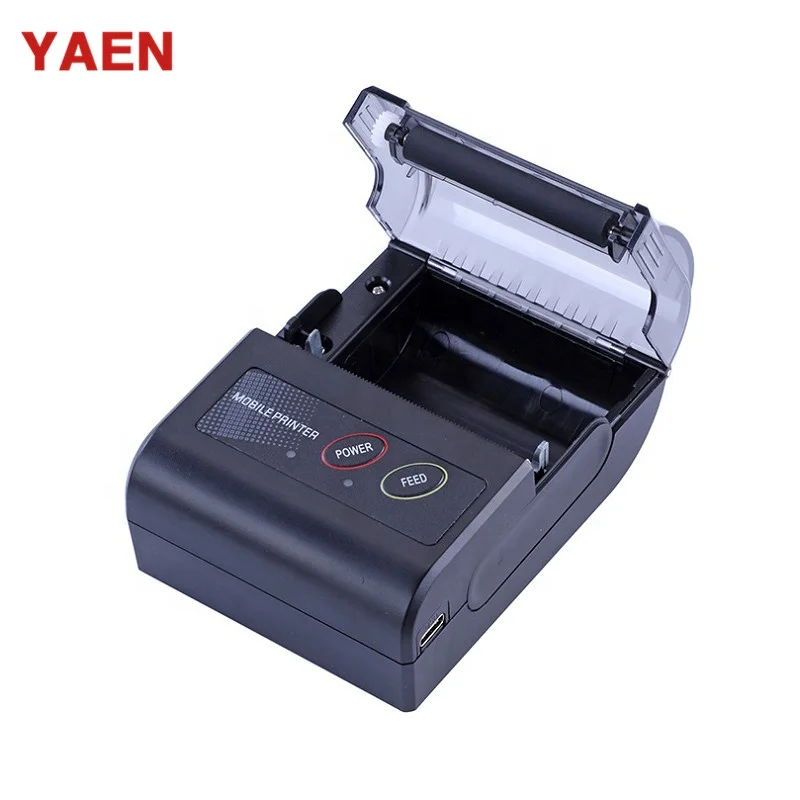 YAEN MPT-II 58mm Portable Mobile Receipt Printer Thermal Blue Tooth Mini Printer with Free Android and IOS SDK