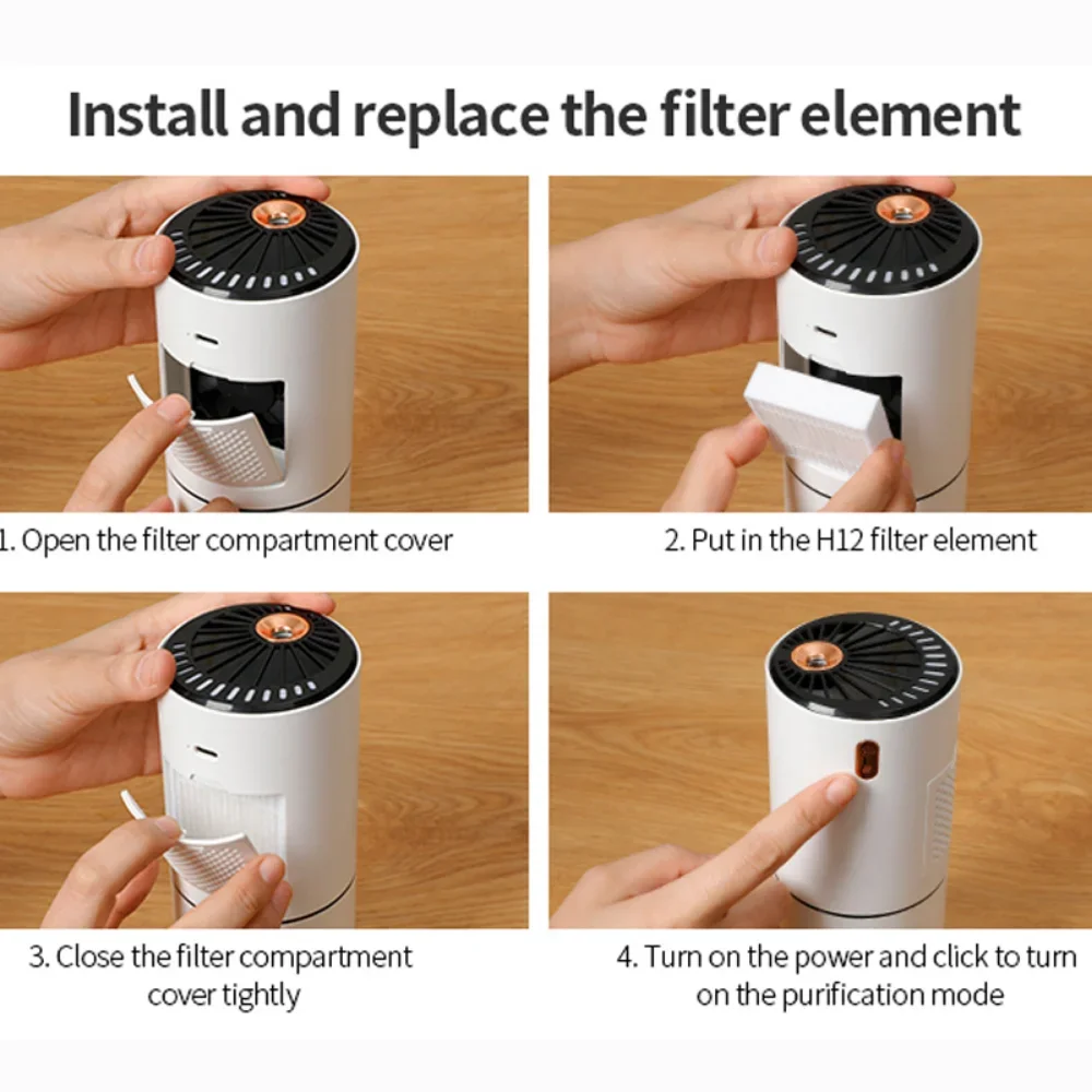 Auto Air Purifier Reiniger Negative Ionen Generator Spray Lufterfrischer Air Ionisator Sauerstoff-bar Bunte lichter Tragbare Luftbefeuchter