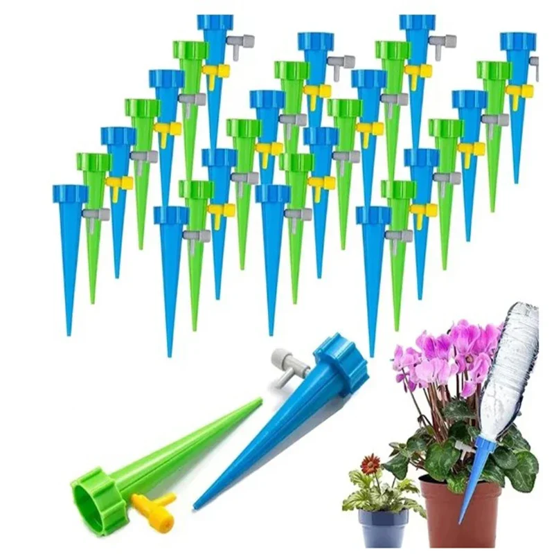 

Automatic Drip Irrigation System Self Watering Spike for Flower Plants Greenhouse Garden Adjustable Auto Water Dripper Device