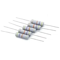 50pcs Metal Oxide Film Resistor 2 Watts 2W 5% 10 12 15 18 20 22 24 27 30 33 36 39 43 47 51 56 62 68 75 82 91 R E Ohm