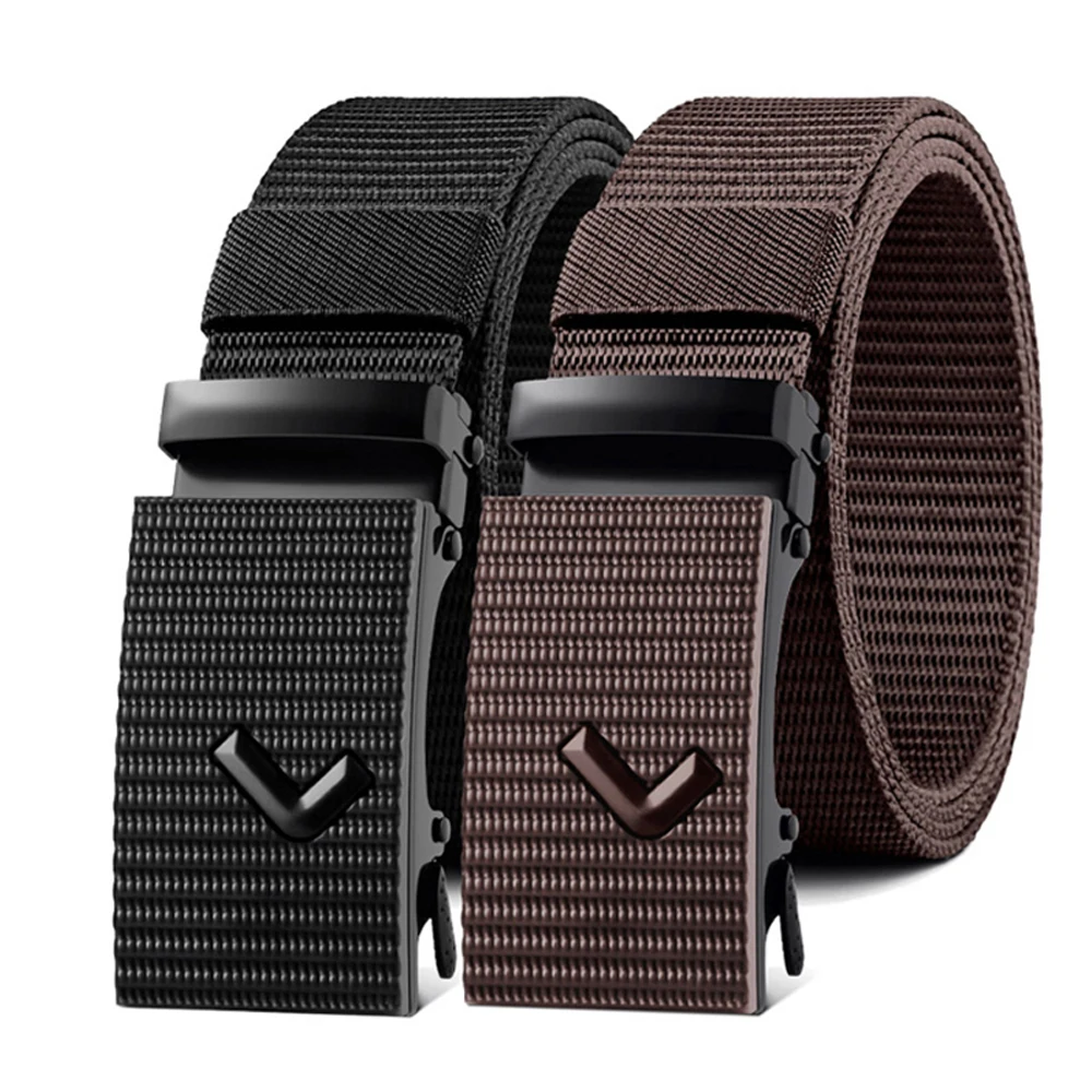 Unisex Tactical Belt Versatile Nylon Men Belt Cowboy Waistbelt Alloy Buckle Belts Outdoor Accessories Adjustable Casual Wear