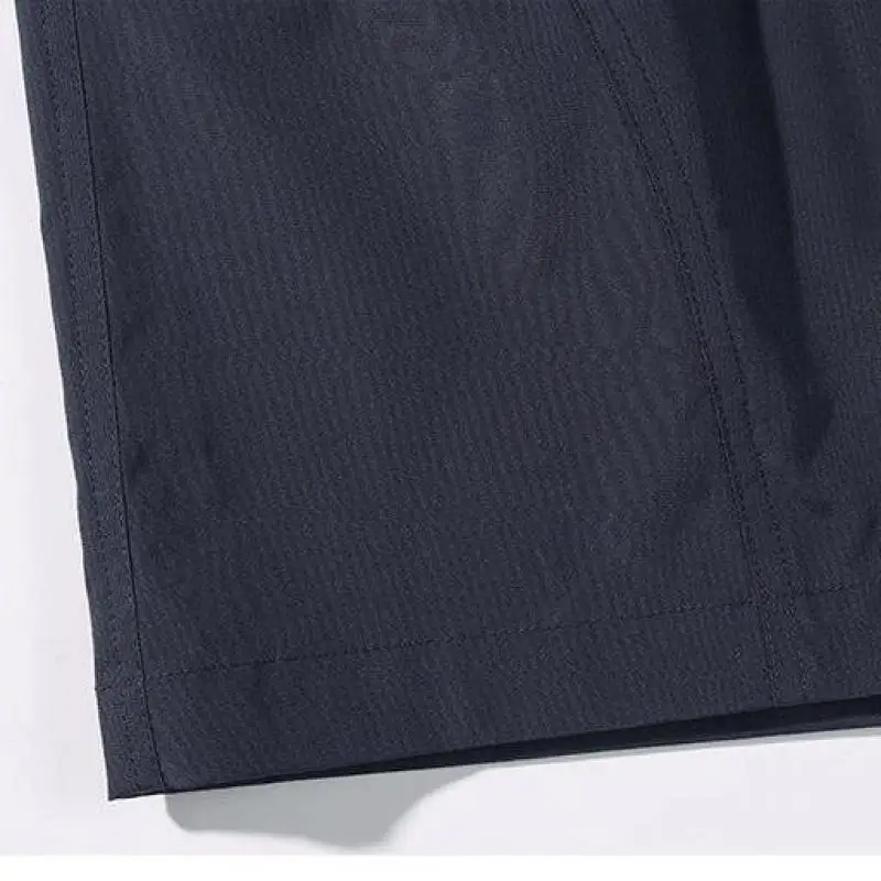 Men's Quick-Dry Shorts with Elastic Waist & Drawstring Loose Fit Solid Color Breathable Running Athletic Short Pants M-5XL Plus