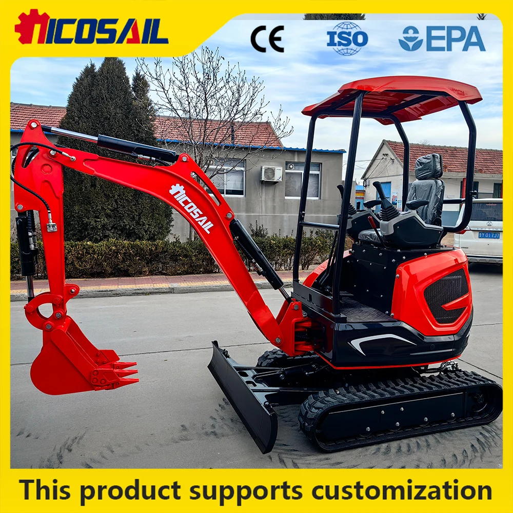 

OKW-22U Compact Digger All-Terrain for Farm Ranch Pond Digging Irrigation Ditch Grazing Land Leveling Light Load Operation