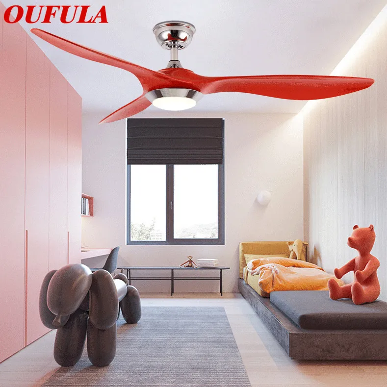 BELLE Modern Ceiling Fan Lights With Remote Control Fan Lighting For Home Foyer Dining Room Bedroom