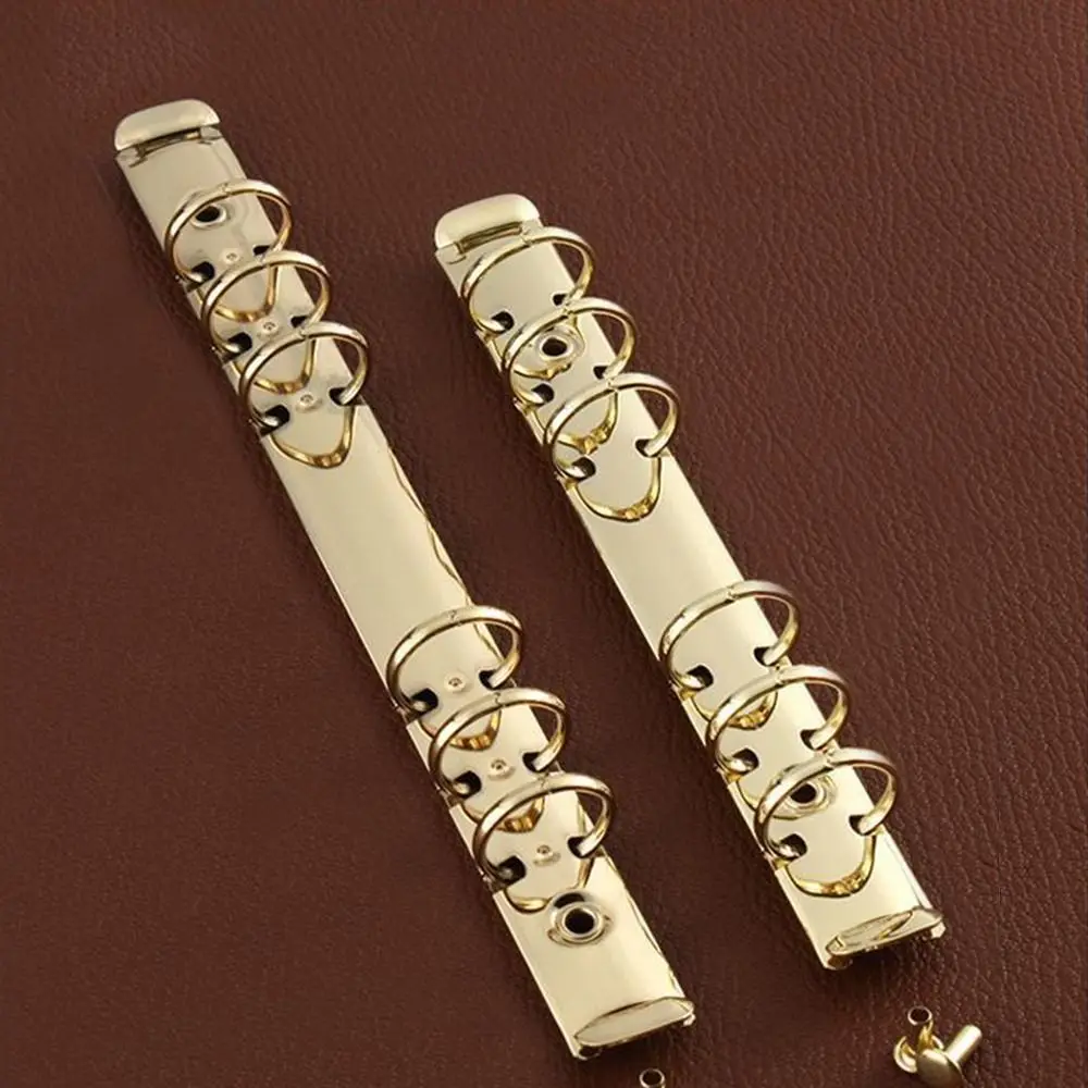 Raccoglitore ad anelli a 6 fori per cancelleria, fermagli per carta staccabili, per scrapbooking, cartelle A5 A6, clip per rilegatura, raccoglitore ad anelli per fogli mobili