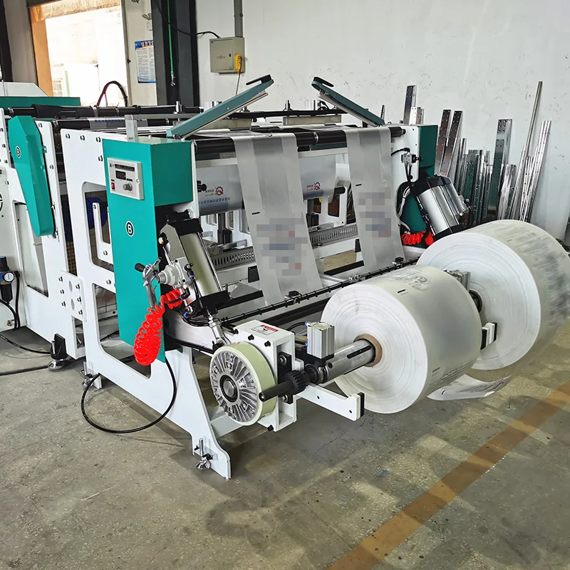 Plastic Bag Making Machine Automatic High Speed T-Shirt Vest Garbage Shopping Sealing Cutting Polyethylene Biodegradable Roll
