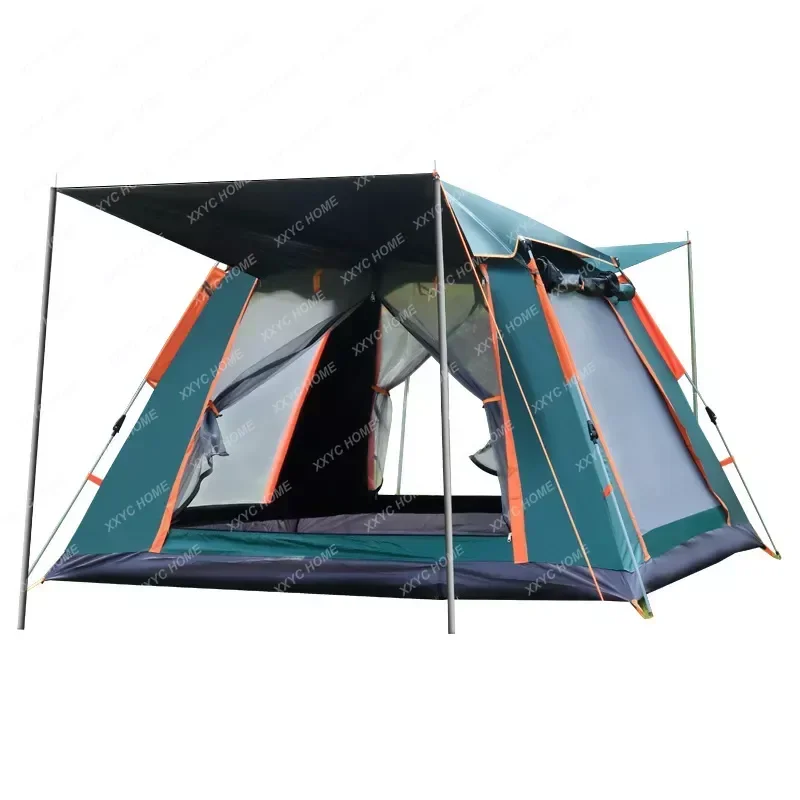 4-6 Person Camping Outdoor Folding Tent Waterproof Camping Tent Portable Automatic Quick Open Hiking Tent