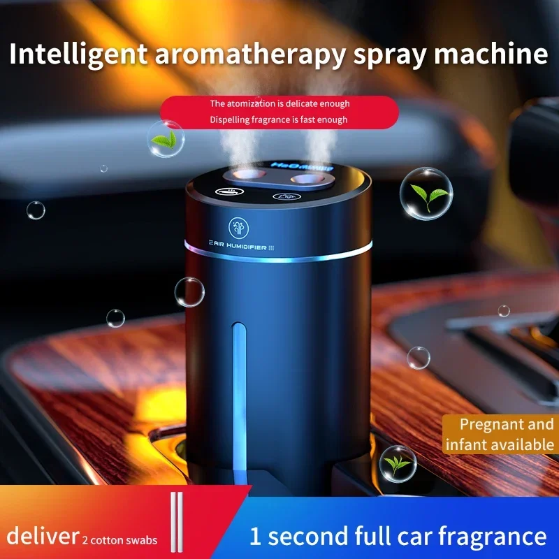 XMSJ Car Air Freshener USB Charge Aroma Humidifier Mini Essential Oil Diffuser Car Flavoring Aromatherapy In-car accessories