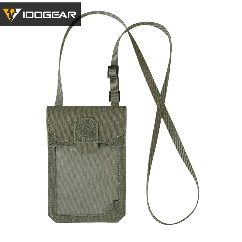 IDOGEAR Taktischer Ausweishalter Visuelle EDC-Tasche Kreditkarten-Organizer Holster mit Halsband zum Umhängen 35119 18 IDOGEAR Taktischer Ausweishalter Visuelle EDC-Tasche Kreditkarten-Organizer Holster mit Halsband zum Umhängen 35119 18