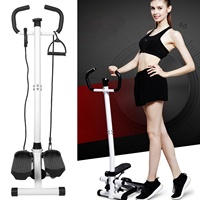 Twist Stepper, Advanced Workout, Cardio, Mini Stepper, Climbing Machine, Thigh, With Resistance Band
