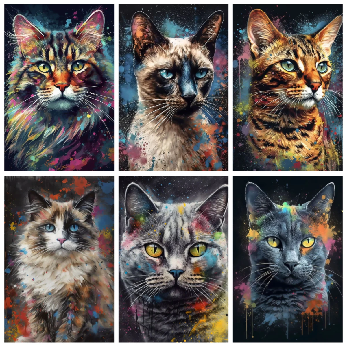 quebra-cabecas-de-500-1000-1200-2000-pecas-varios-modelos-de-gatos-e-animais-para-atividades-em-familia-decoracao-de-quarto-e-sala-de-jogos-presente-para-casa