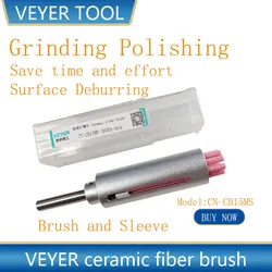 [Quick Delivery] Cepillo Fibra Ceramica VEYER 6mm Ceramic Fiber Deburring CNC Brush Polish Aluminum Drill Brush CN-CB06MS Tools