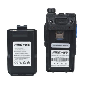 HIROYASU-TALKIE HI-R23 Rádio de rede com Wi-Fi e Bluetooth, 4G Zello LTE PoC Walkie Talkie, GPS, Bateria 4000mAh 12 principais vendas radio portátil wifi - №7