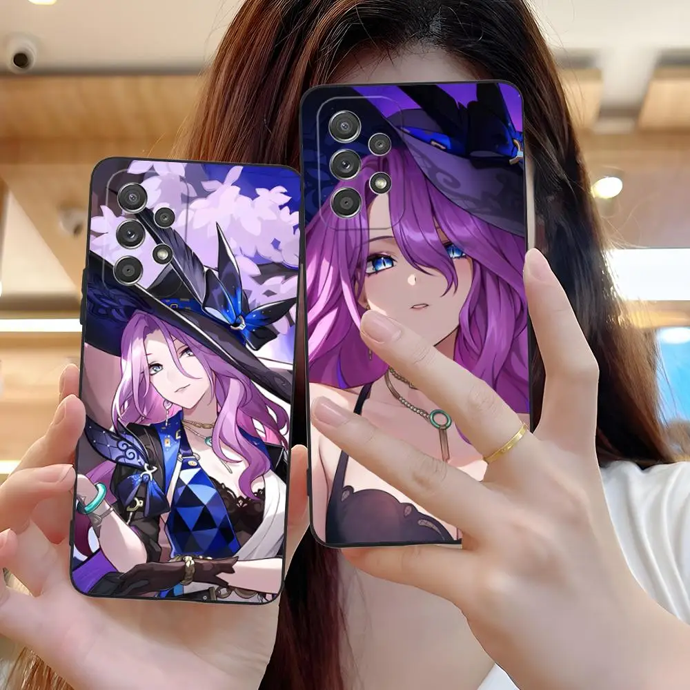 HSR Jade Phone Case for Samsung Galaxy M55 54 42 35 34 33 32 23 22 15 14 13 12 F55 5G Soft TPU Shockproof Cover