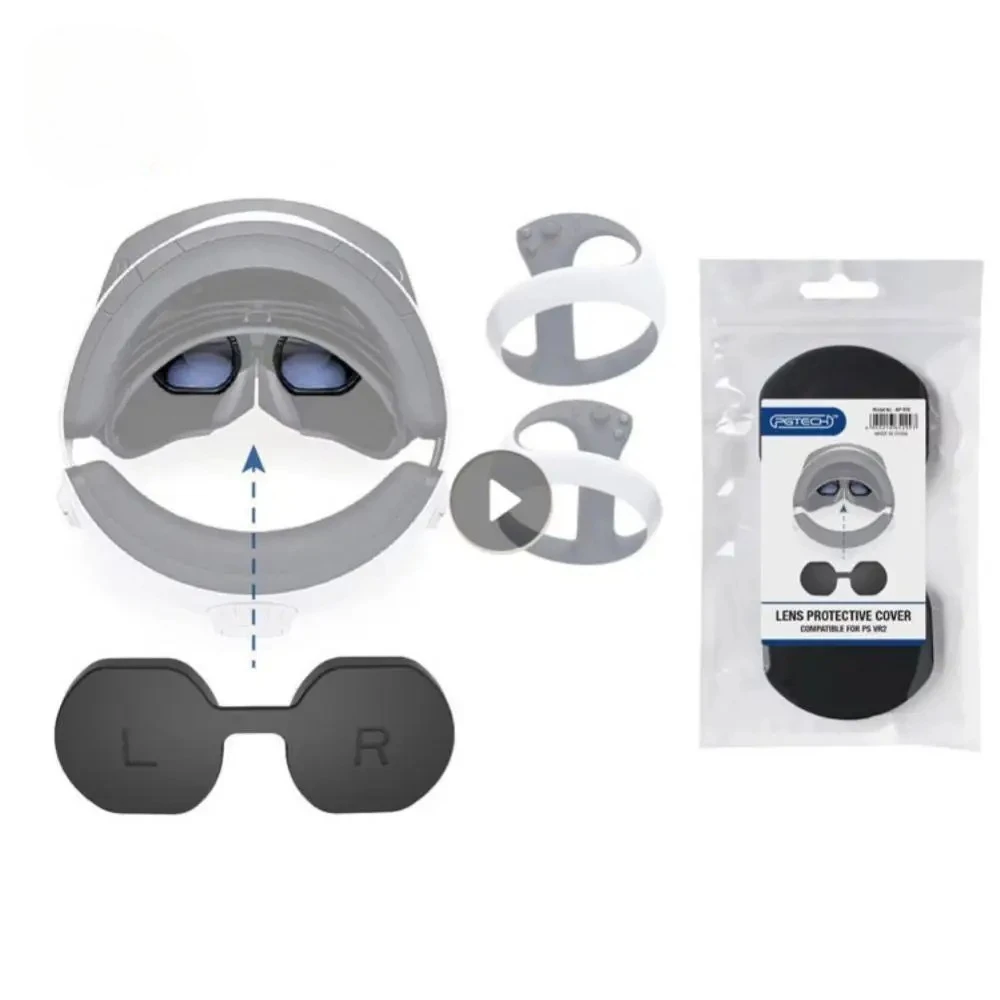 capa-de-lente-de-protecao-para-psvr2-lente-silicone-engrossado-caso-para-ps-vr2-oculos-caso-protetor-capa-de-lente-protetor-a-prova-de-poeira