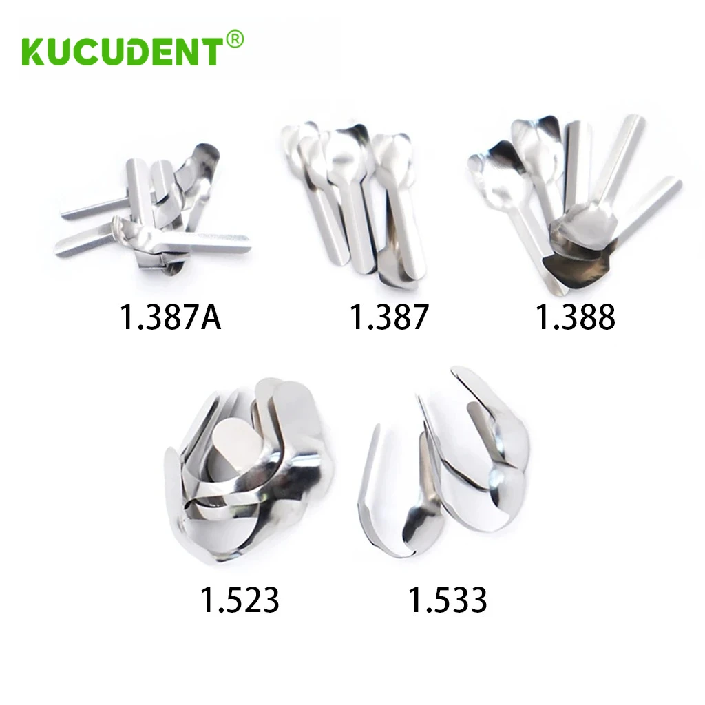 30 قطعة/صندوق شرائط الأسنان الأمامية القريبة التوأم المصفوفات الأمامية نظام مصفوفة الاقسام احيط للترميم الأمامي