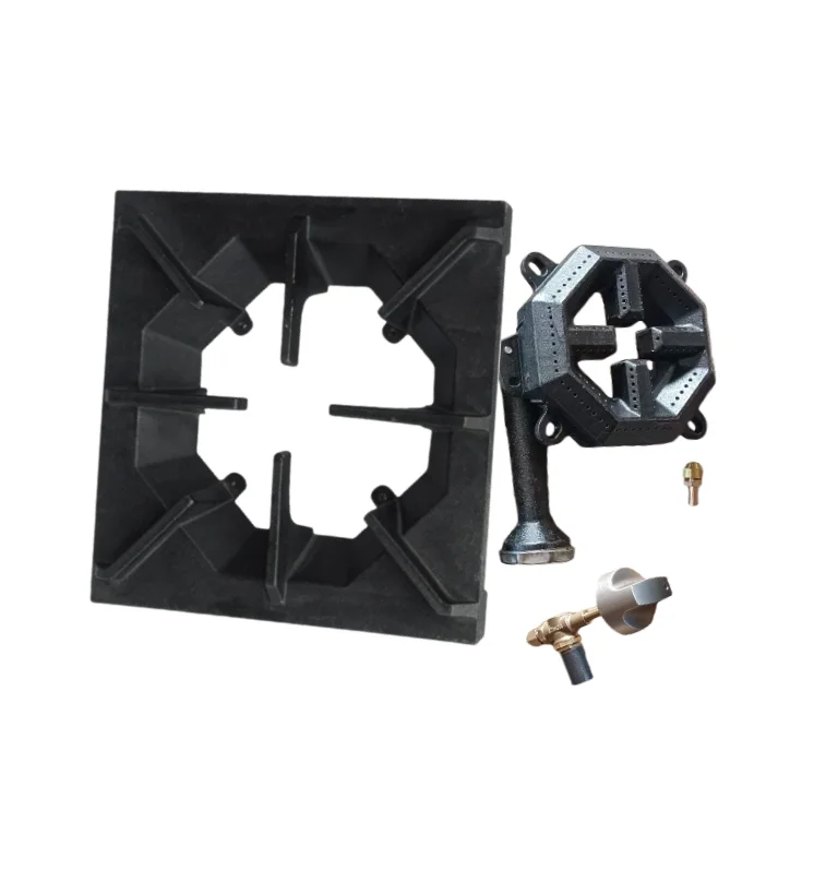 

Octagonal Stove Iron Flower Stand Manufacturer Supply with Octagonal Burner Head & Valve Nozzle for Hotel Kitchen