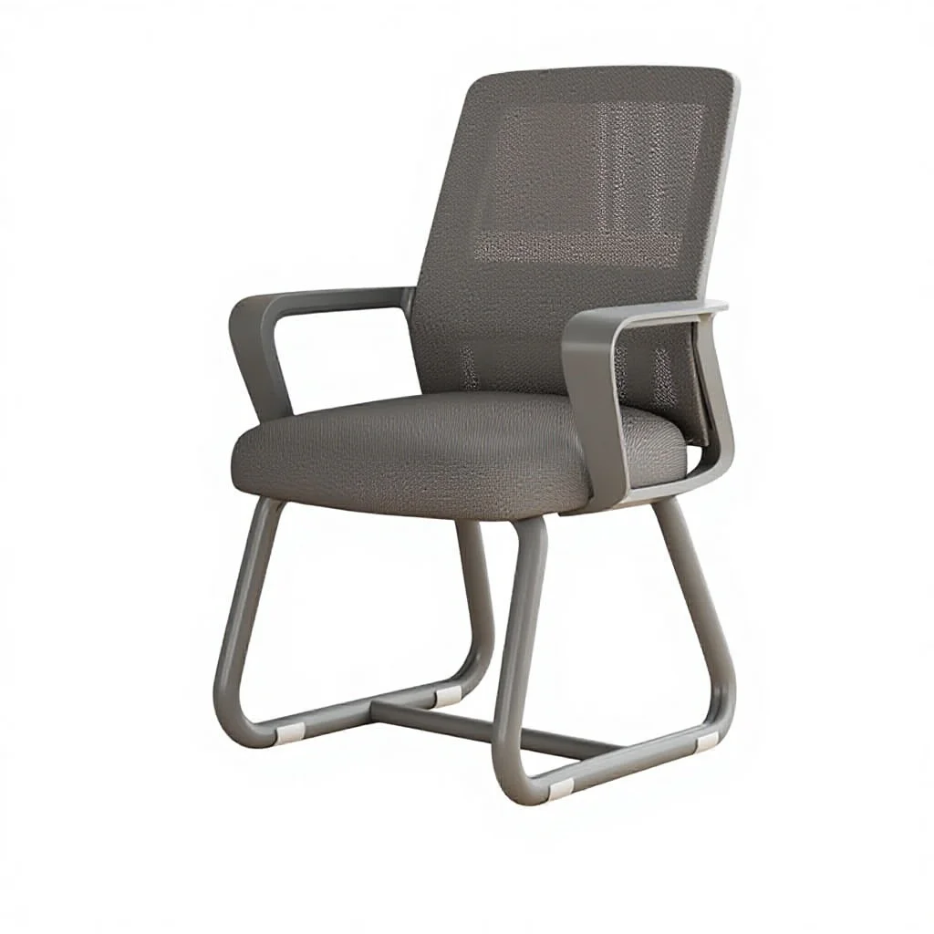 

Ergonomic mesh computerized office chair with backrest, fixed design, suitable for home and office use