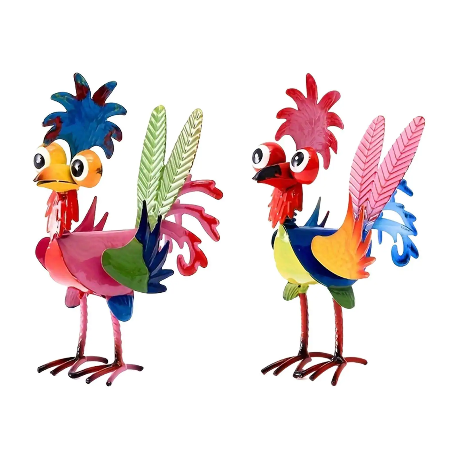 Yard Statue Outside Garden Patio Lawn Decoration Chicken Figurine Backyard Lawn Ornaments Indoor Outdoor Wacky