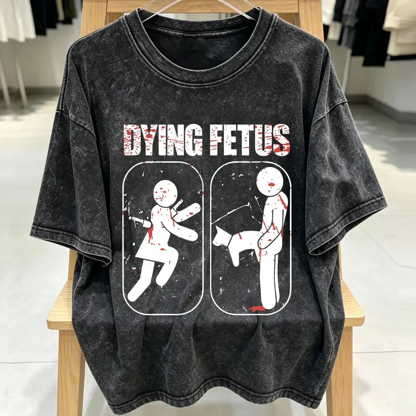 washed T Shirt New 3649 Dying Fetus Kymryd Size S 5XL vintage Washed designer clothes Casual Stylish Stretched graphic homme