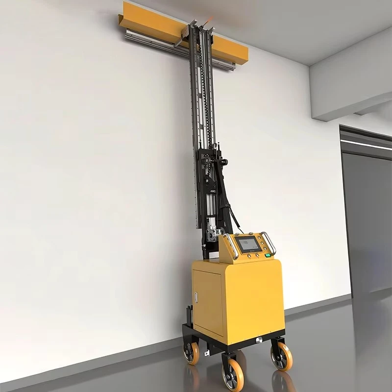 small automatic plaster engine efficient rendering construction 3m height 1000 m/8h capacity