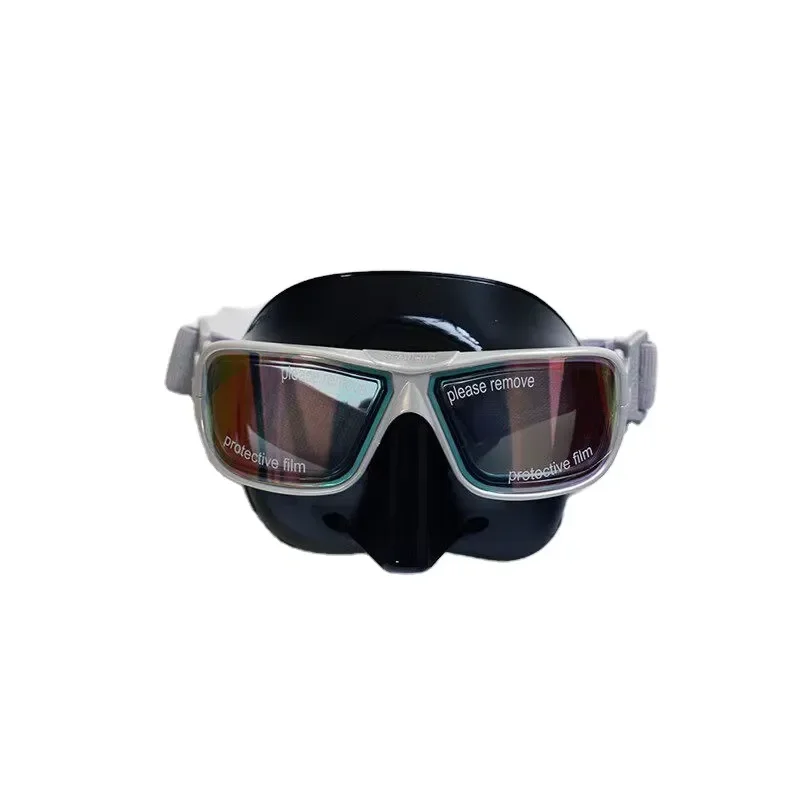 High Definition Anti Fog Snorkeling Mask Large Frame PC Material Professional Free Diving Goggles Universal Small Capacity