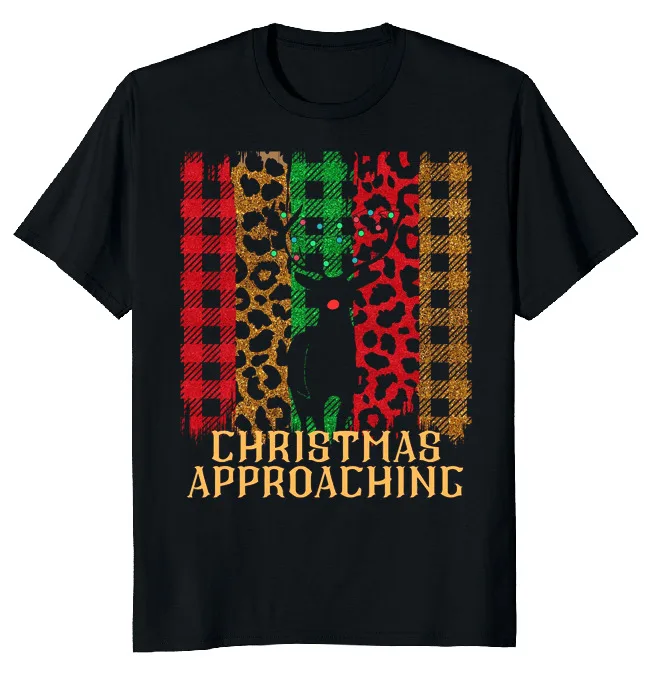 NEW LIMITED Christmas Approaching Deer Classic Novelty Tee  Fast ShippingAnime Pattern Summer Clothing