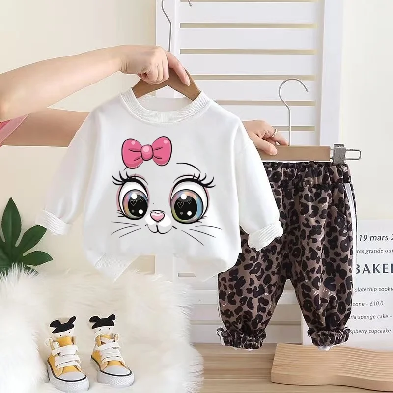 

Autumn Baby Boy Clothes Fashion Printed T-shirts and Pants 2 Pieces Set Children Girls Casual Top Bottom Outfits Tracksuits