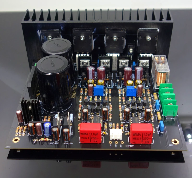 M4 Imitation of The British Seddon Circuit SF60 Dual Channel 150W*2 Stereo Amplifier Super LM3886 TDA7293