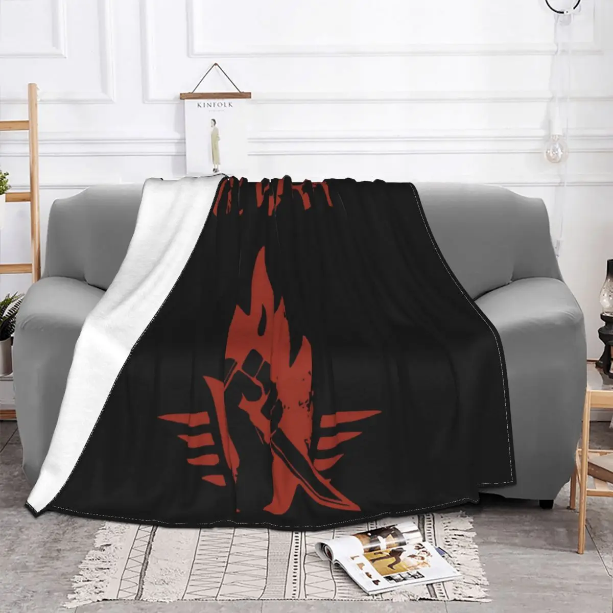 Soilwork Stabbing The Drama In Flames Raunchy New Black Great Quality Natural Customized High Quality Sale Top Throw Blanket