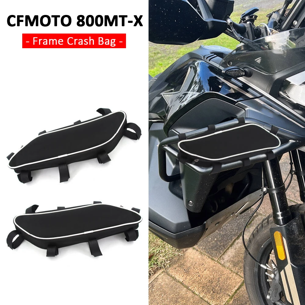 For CFMOTO 800MT-X 800 MTX Motorcycle Frame Crash Bars Waterproof Bag Accessories 800MTX Original Bumper Repair Tool Placement B