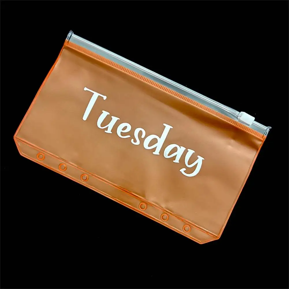 A6 Information Bag Practical Multi-color Optional PVC Simplicity Office Bill Pouch Office Supplies