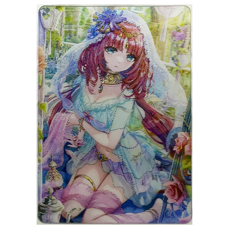 อะนิเมะเทพธิดา Story DIY ACG การหักเหสะสมการ์ด Furina Ganyu Raiden Shogun Lynette Nahida ของเล่นเด็กวันเกิด