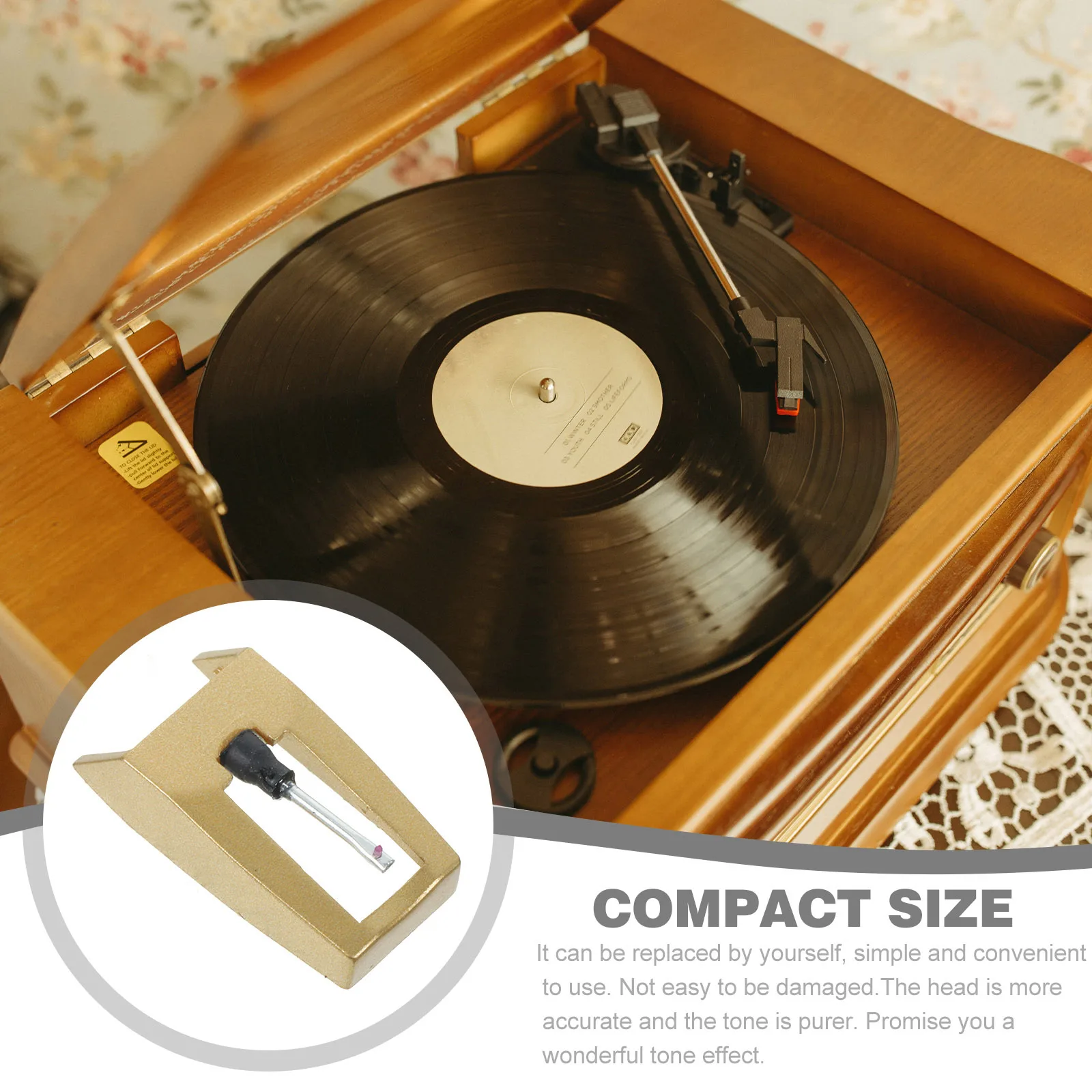 

1 set Red Stylus Cartridge for Record Player Needle Phonograph Turntable Vinyl Replacement Parts DJ Accessories