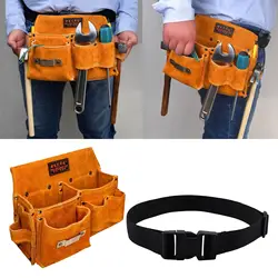 Belt Waist Pocket Case Electrician Tool Oganizer Bag High Capacity Tool Bag Waist Pockets Carrying Pouch Home Tool Storage Bag