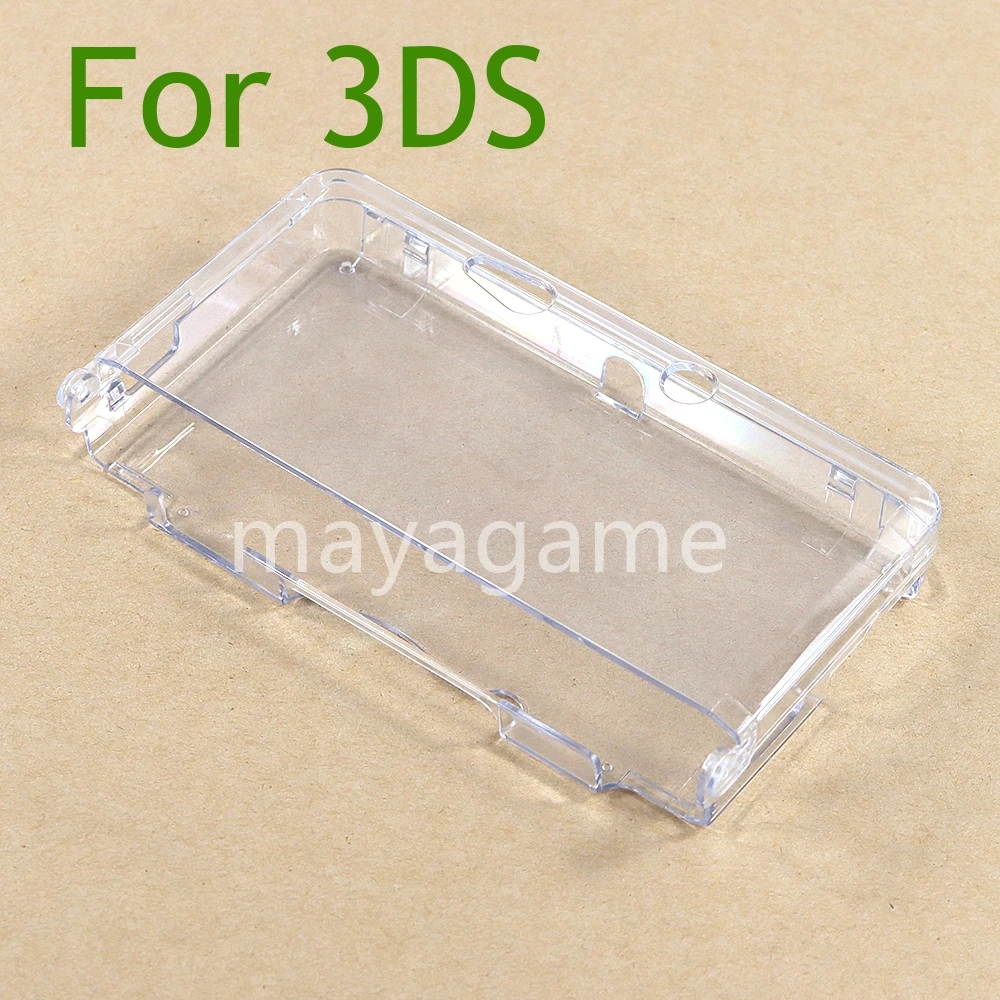 10pcs Stylish Hot Sale Transparent Plastic Clear Crystal Protective Hard Shell Skin Case Cover For 3DS