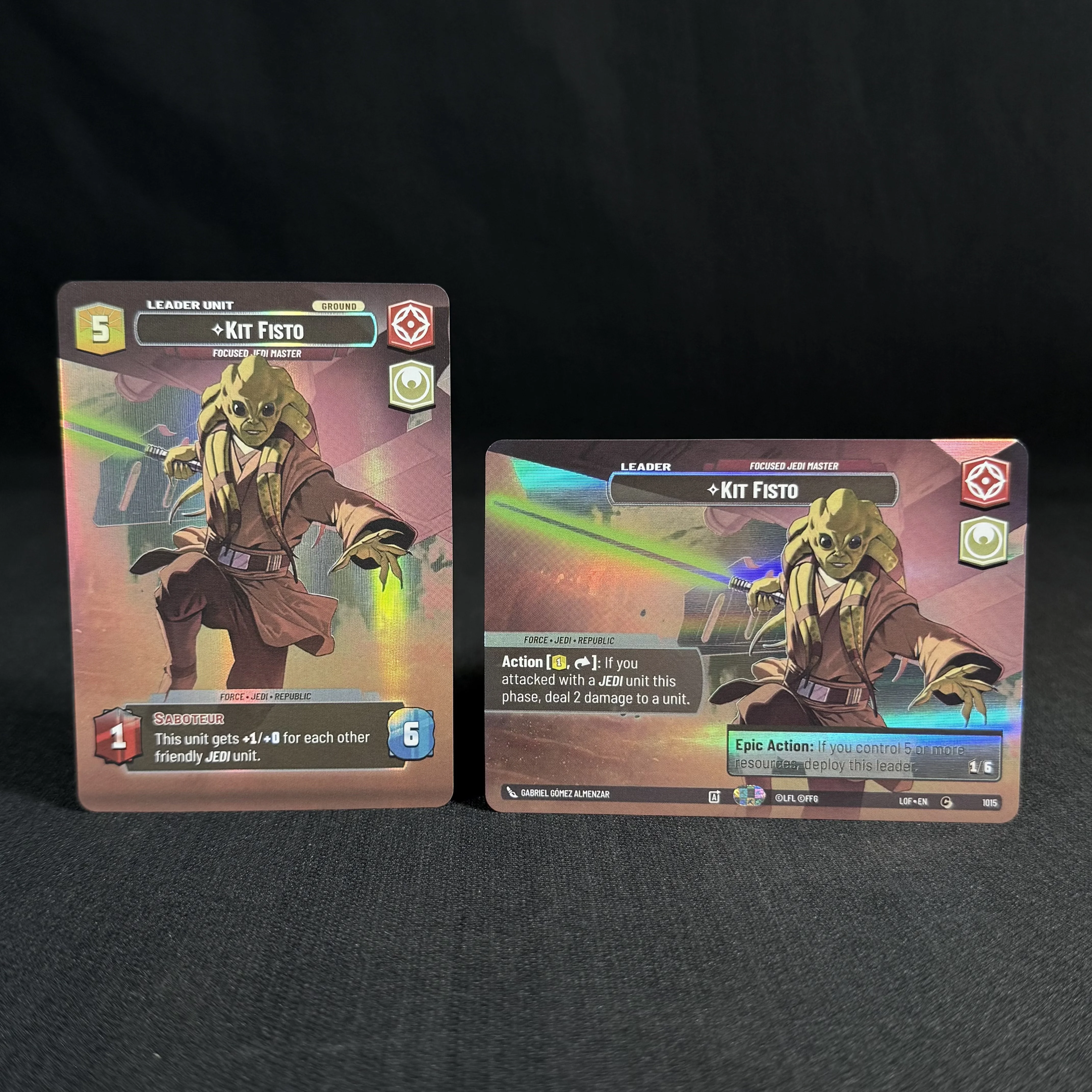 بطاقات SWUDB Proxy بطاقات الرقائق المعدنية حرب النجوم غير المحدودة SOR JTL SHD إصدار جامعي بطاقة مجموعة بطاقات البضائع الفيلمية #6