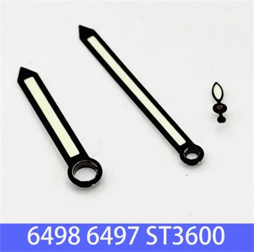 1 set Blue Luminous Watch Hands Suitable for 6498 6497 ST3600 Series Movement Pointer Accessories for Watch Repair