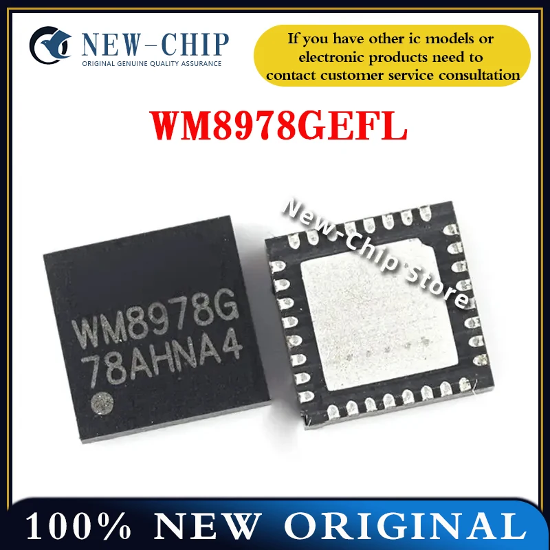 2 PCS-50 PÇS/LOTE WM8978GEFL WM8978G QFN32 NOVO ORIGINAL