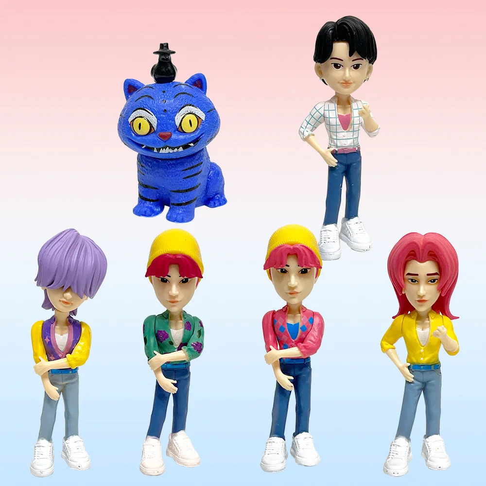 Anime Action Figure Demon Hunters Giocattoli Modello in PVC Bambola da collezione Decorazione della stanza Giocattolo di compleanno per bambini