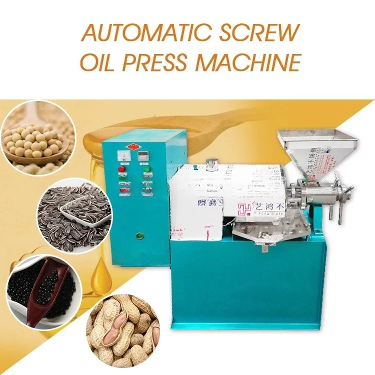 Automatic Cold Press Oil Extraction Machine Manual Oil Press Machine Castor Oil Press Machine