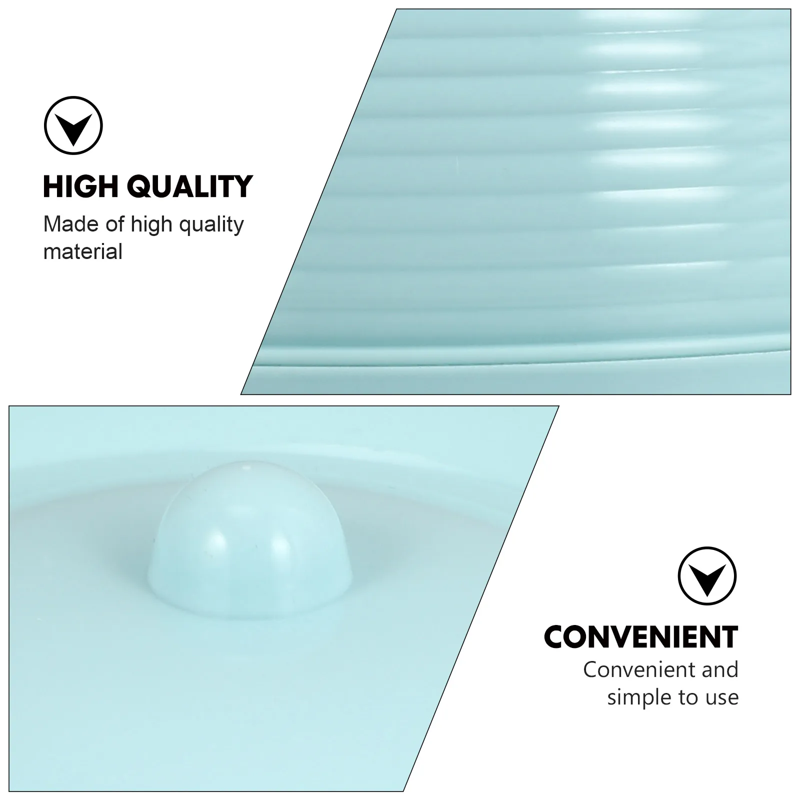 

1Pcs Fine Color Household Bedpan Portable Urine Container for Adult Children Not Easy to Peel Off Household Spittoon