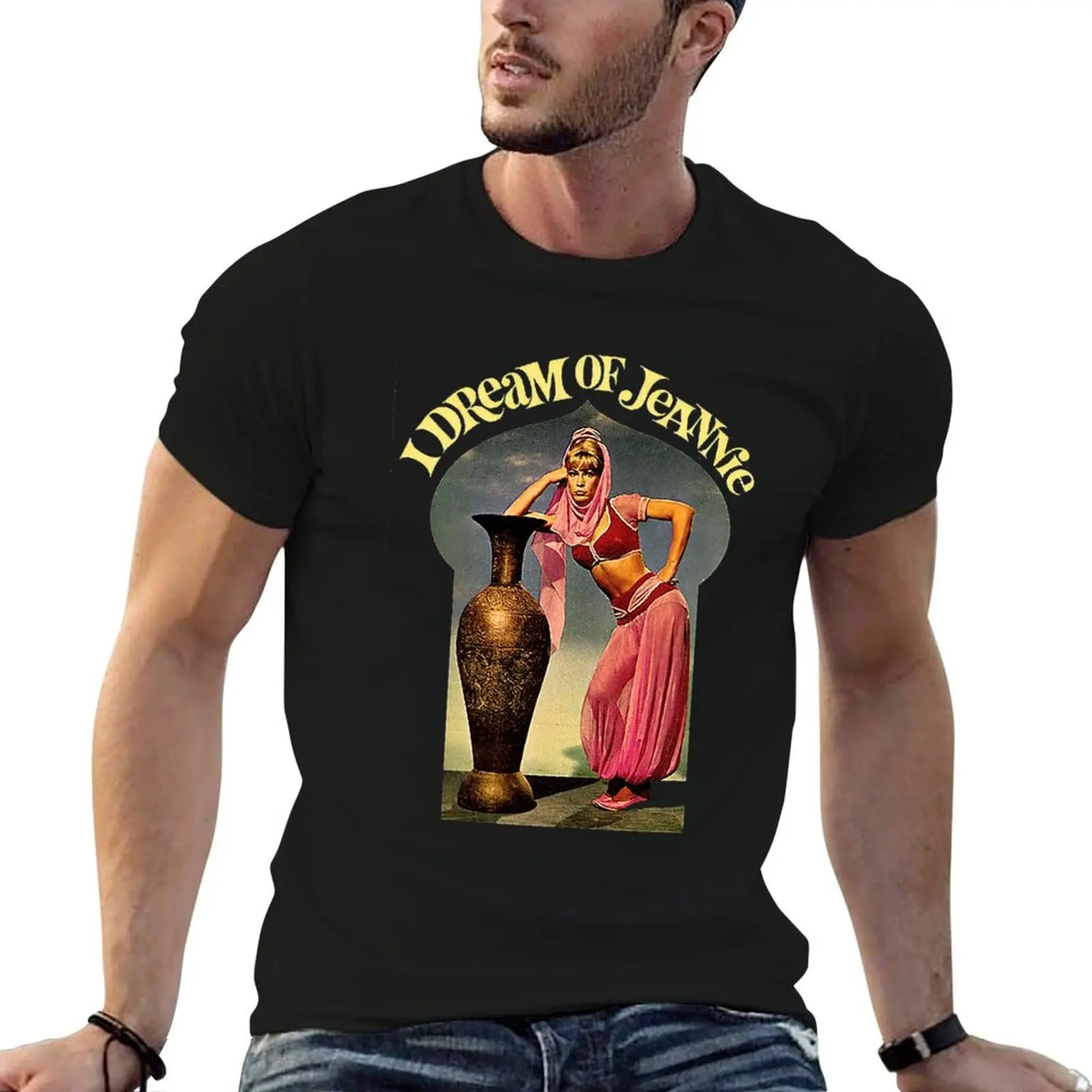 

shirt dream jeannie of i t shirt T-Shirt man man luxury cotton t