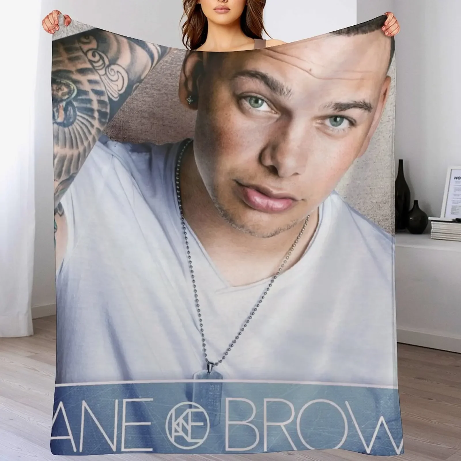 

Best Confident Kb Style Throw Blanket Portable Lightweight Blanket for Travel Camping