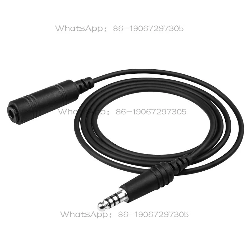 Noise canceling earphones U174 single plug extension cable extension cable