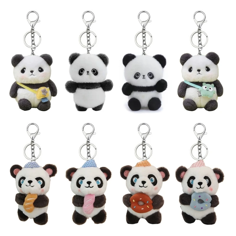 

Panda Holder Plush Keychain For Backpacks Cute Panda Keychain Panda Keyring