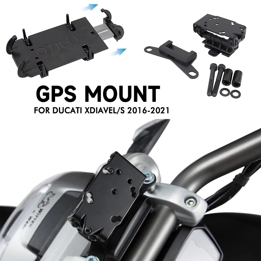 Motorcycle Accessories Mobile Phone Bracket Holder USB GPS Mount For Ducati XDiavel X DIAVEL S 2016-2021 New