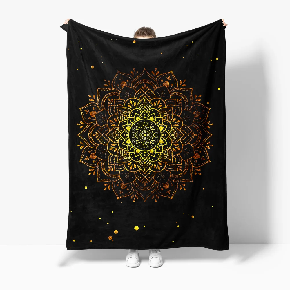 

Boho Mandala Tapestry Psychedelic Wall Hanging Ethnic Decorative Blanket Festival Fringe Rug Hippie Home Decor